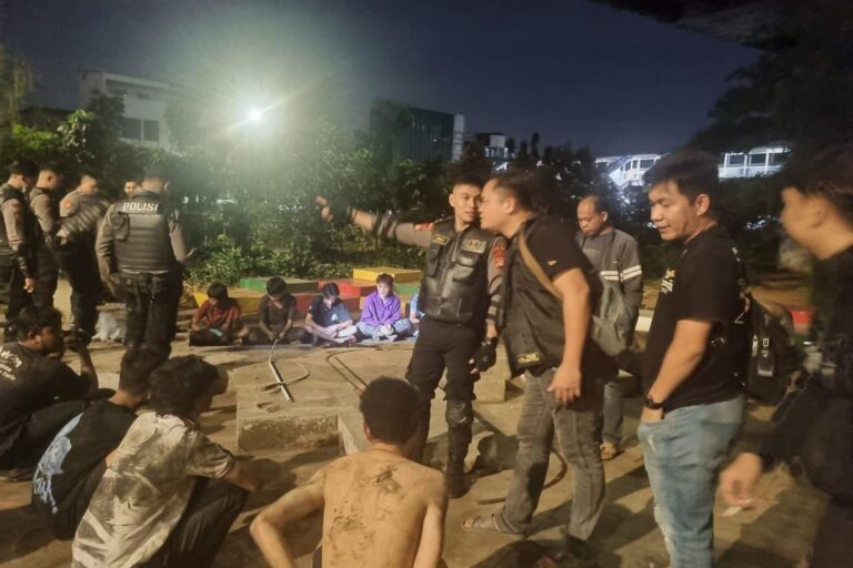 3 Hari Operasi Berantas Jaya, 24 Pelaku Tawuran Ditangkap, 7 Ditahan